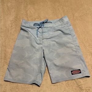 Vineyard Vines Light Blue Striped Board Shorts